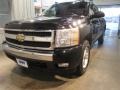 2007 Black Chevrolet Silverado 1500 LT Extended Cab 4x4  photo #2