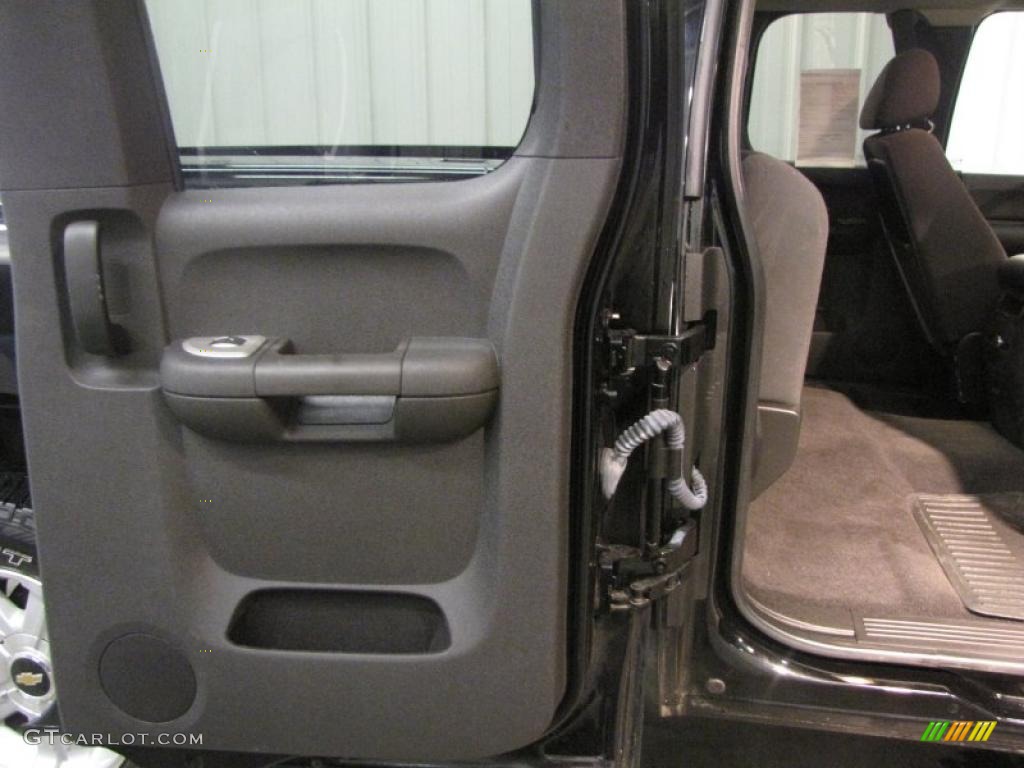 2007 Silverado 1500 LT Extended Cab 4x4 - Black / Ebony Black photo #12