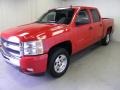 2011 Victory Red Chevrolet Silverado 1500 LT Crew Cab  photo #3