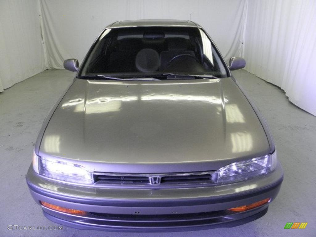 1992 Accord EX Coupe - Phantom Gray Pearl / Burgundy photo #2