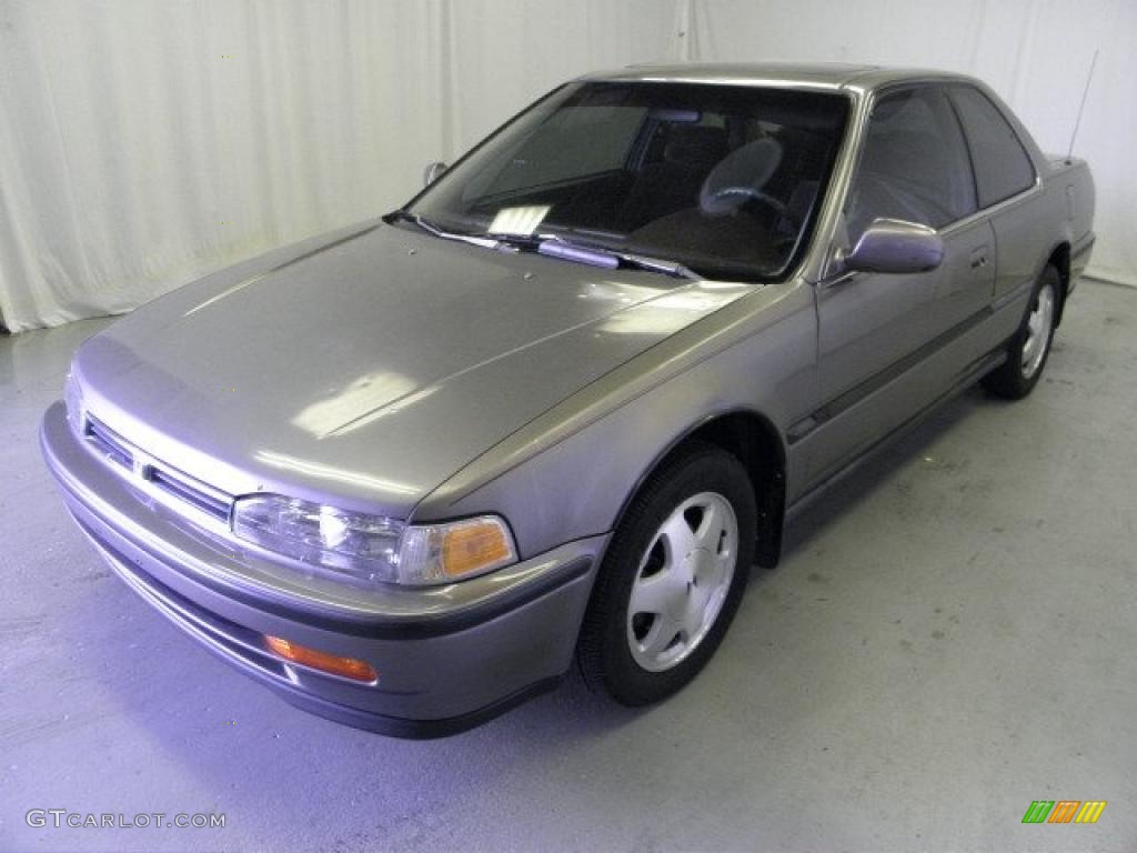 1992 Accord EX Coupe - Phantom Gray Pearl / Burgundy photo #3