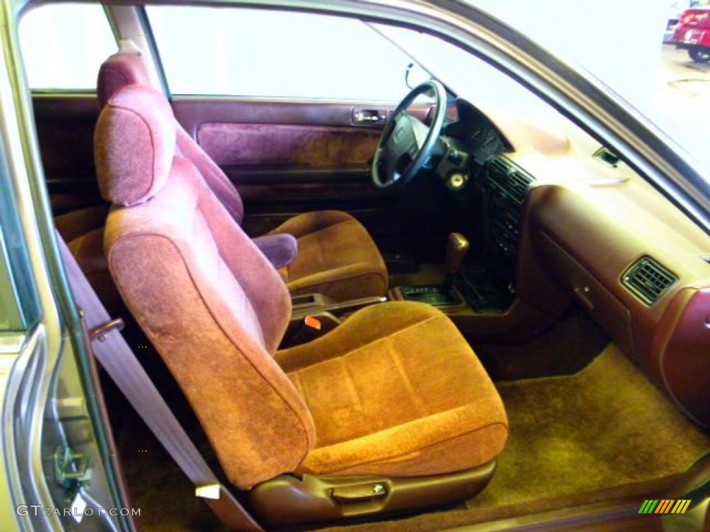 1992 Accord EX Coupe - Phantom Gray Pearl / Burgundy photo #15