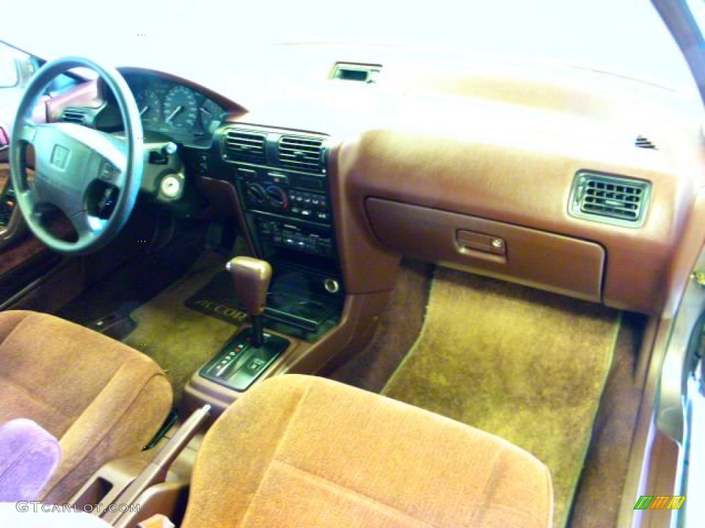 1992 Accord EX Coupe - Phantom Gray Pearl / Burgundy photo #16