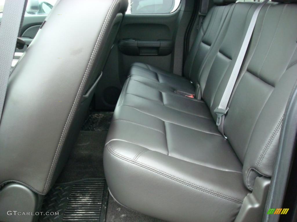 2011 Silverado 1500 LTZ Extended Cab 4x4 - Black / Ebony photo #3
