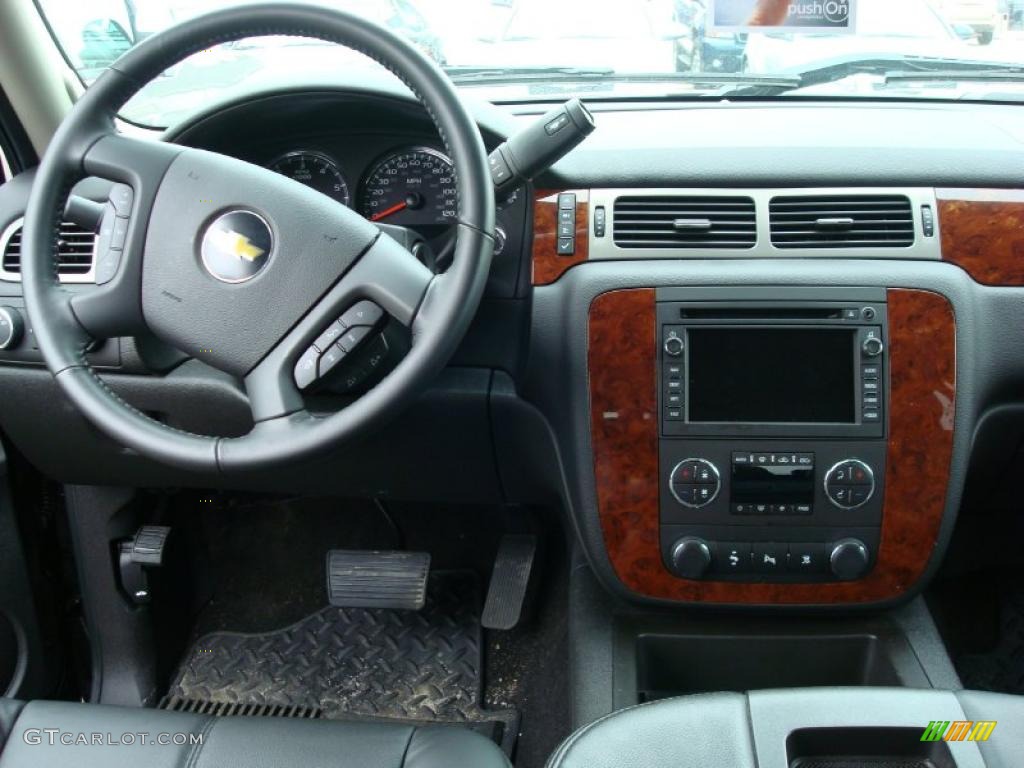 2011 Chevrolet Silverado 1500 LTZ Extended Cab 4x4 Ebony Dashboard Photo #47831837