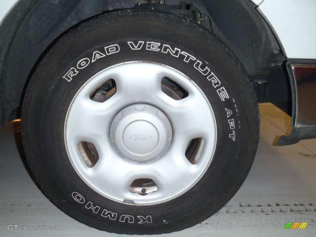 2004 F150 XL Regular Cab - Oxford White / Dark Flint photo #14