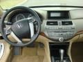 Ivory 2008 Honda Accord EX-L V6 Sedan Dashboard