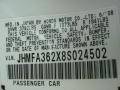 Taffeta White - Civic Hybrid Sedan Photo No. 21