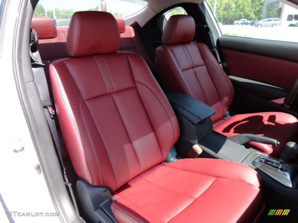 Red Interior 2011 Nissan Altima 2.5 S Coupe Photo #47834837