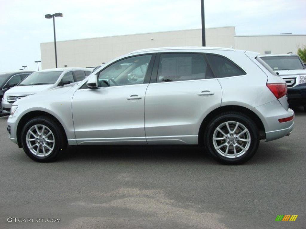 2009 Q5 3.2 Premium quattro - Ice Silver Metallic / Black photo #3