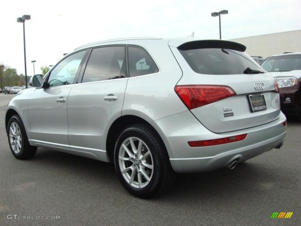 2009 Q5 3.2 Premium quattro - Ice Silver Metallic / Black photo #4