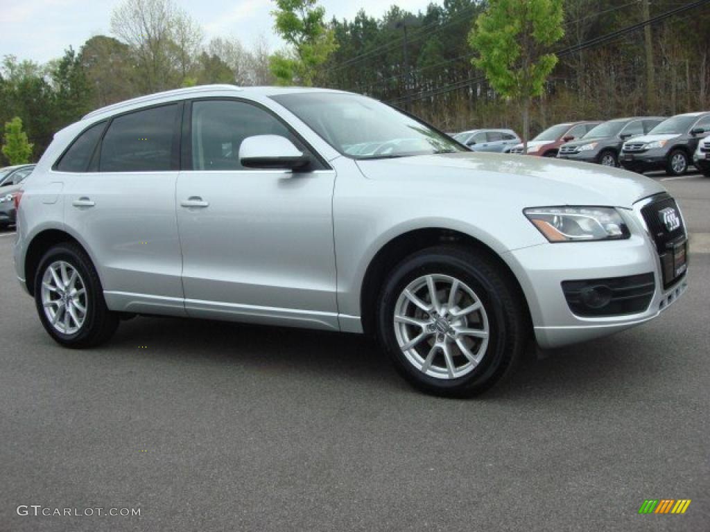 2009 Q5 3.2 Premium quattro - Ice Silver Metallic / Black photo #7