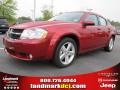 2010 Inferno Red Crystal Pearl Dodge Avenger R/T  photo #1