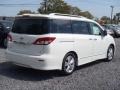 Pearl White 2011 Nissan Quest 3.5 LE Exterior