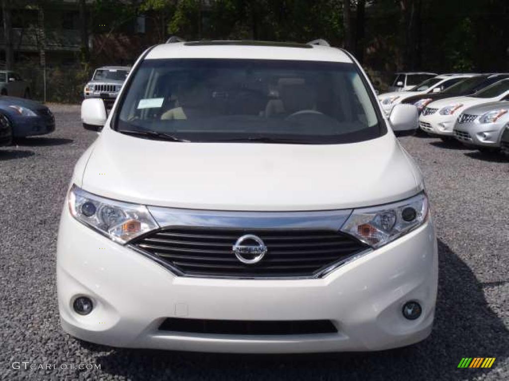 Pearl White 2011 Nissan Quest 3.5 LE Exterior Photo #47836955