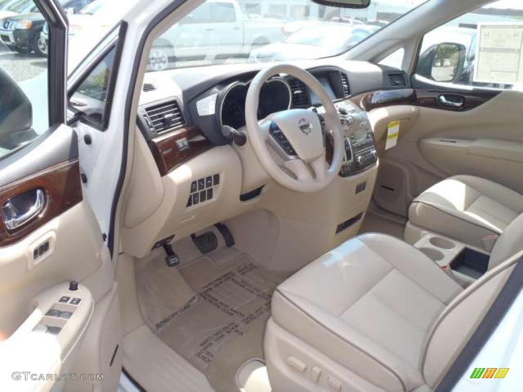 Beige Interior 2011 Nissan Quest 3.5 LE Photo #47836970
