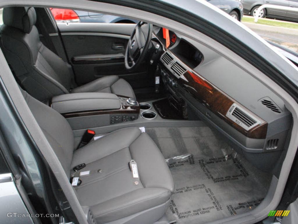 2008 7 Series 750Li Sedan - Titanium Grey Metallic / Flannel Grey photo #3