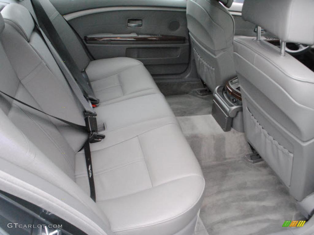2008 7 Series 750Li Sedan - Titanium Grey Metallic / Flannel Grey photo #5