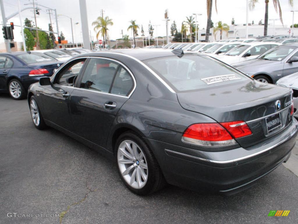 2008 7 Series 750Li Sedan - Titanium Grey Metallic / Flannel Grey photo #10