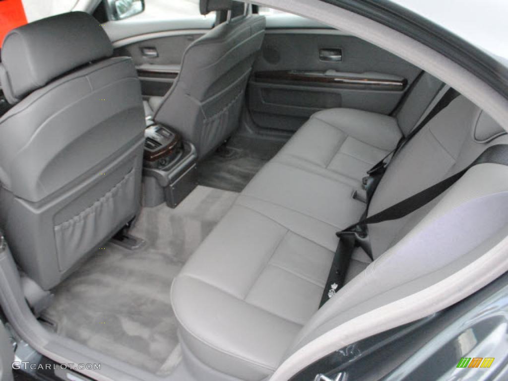 2008 7 Series 750Li Sedan - Titanium Grey Metallic / Flannel Grey photo #12