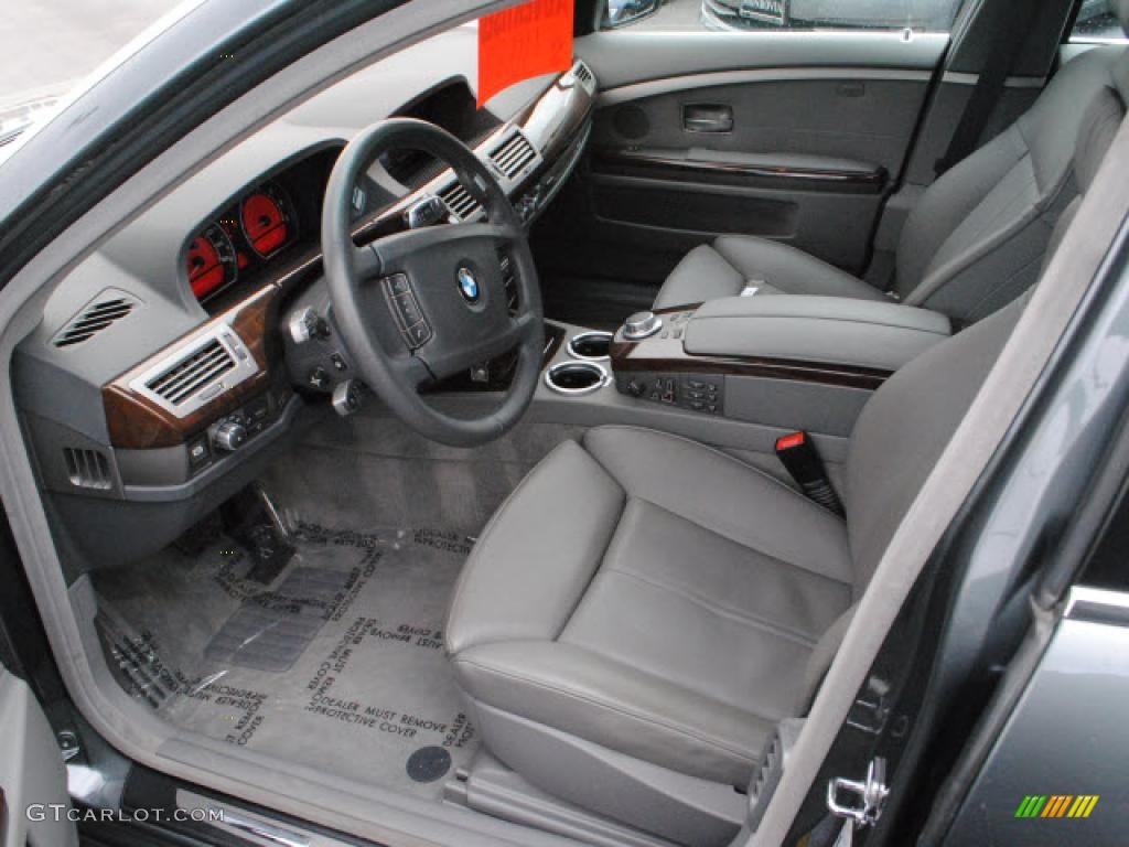 2008 7 Series 750Li Sedan - Titanium Grey Metallic / Flannel Grey photo #15