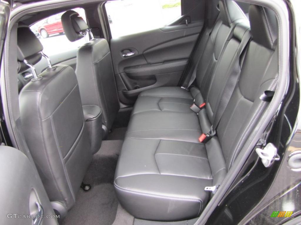 Black Interior 2011 Dodge Avenger Lux Photo #47838395
