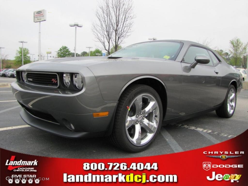 2011 Challenger R/T Plus - Tungsten Metallic / Dark Slate Gray photo #1