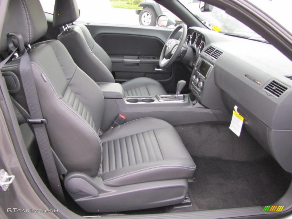 Dark Slate Gray Interior 2011 Dodge Challenger R/T Plus Photo #47838830
