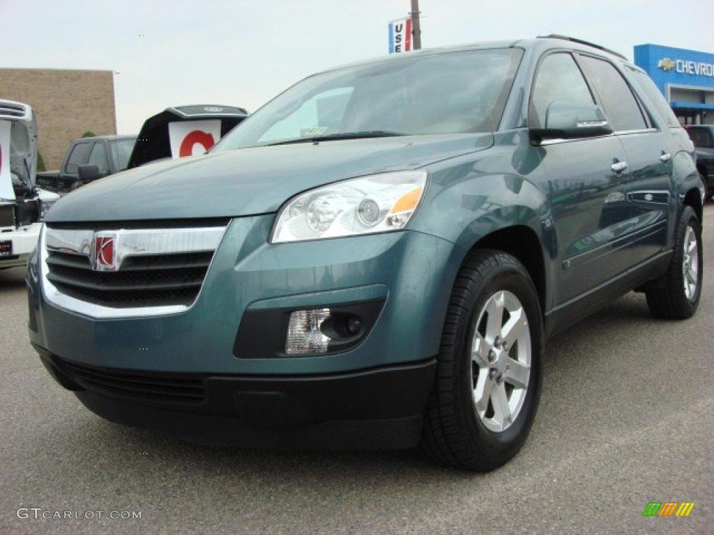 Silver Moss Green 2009 Saturn Outlook XR AWD Exterior Photo #47839241