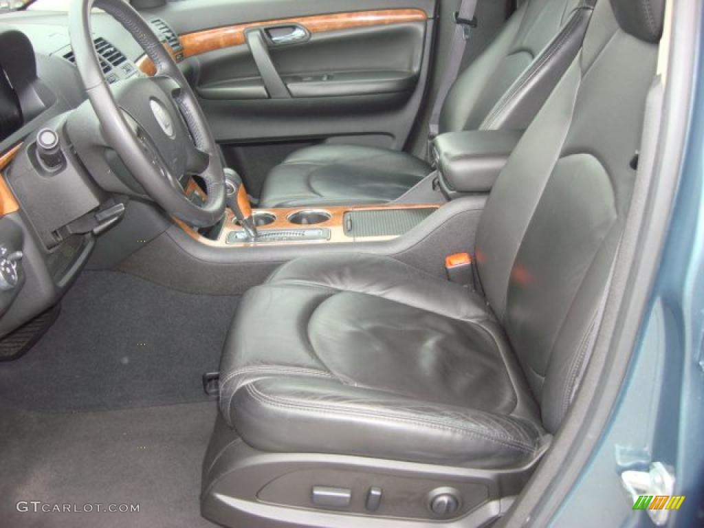 Black Interior 2009 Saturn Outlook XR AWD Photo #47839352