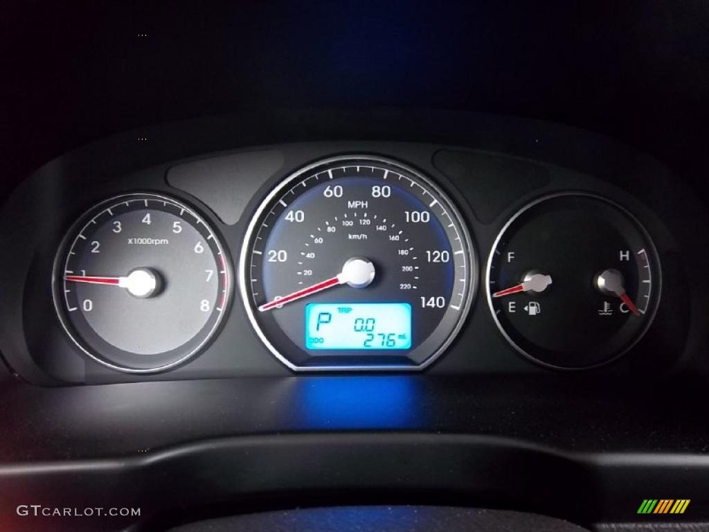 2011 Hyundai Santa Fe GLS Gauges Photo #47840465