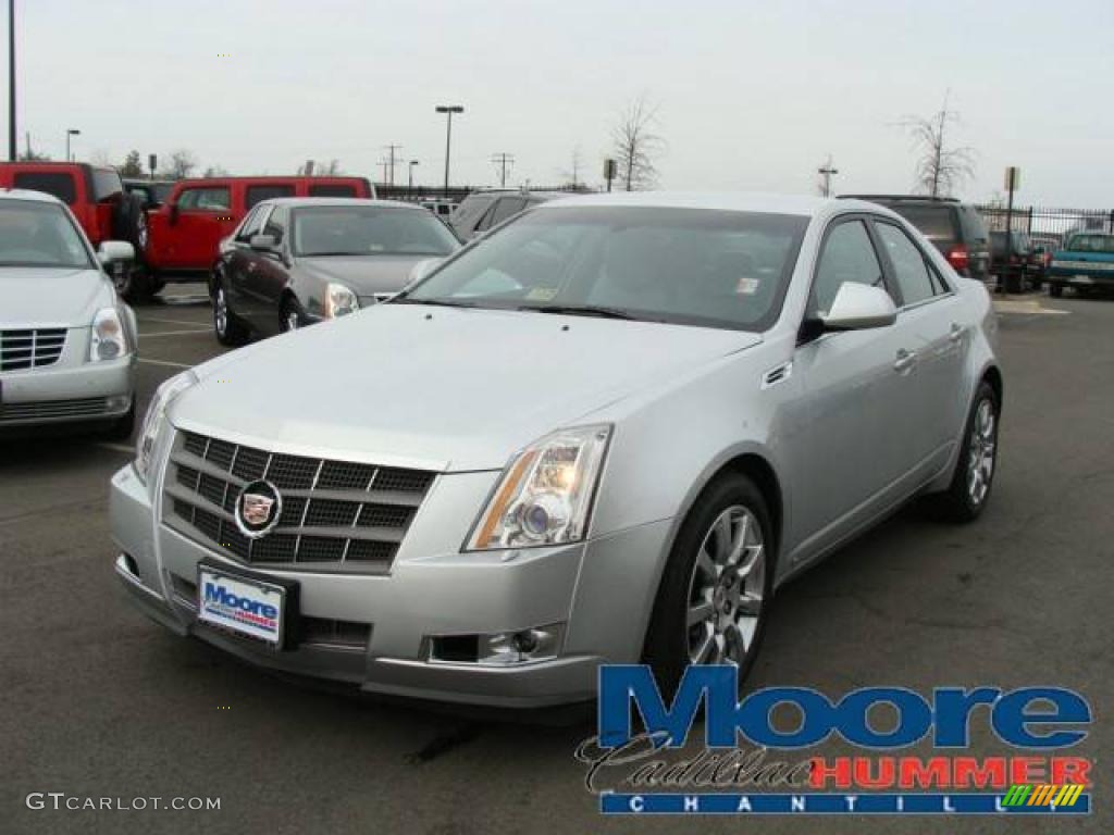 2009 CTS Sedan - Radiant Silver / Light Titanium/Ebony photo #1