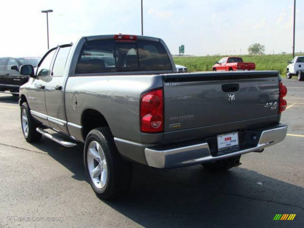 2007 Ram 1500 Big Horn Edition Quad Cab 4x4 - Mineral Gray Metallic / Medium Slate Gray photo #4