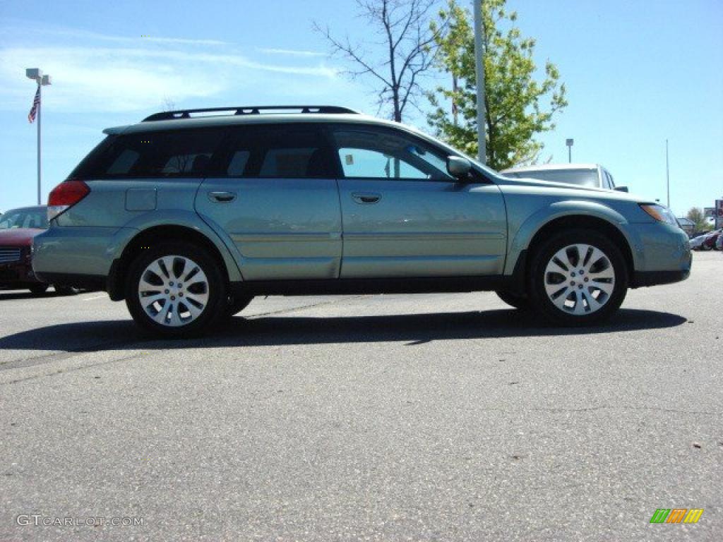 2009 Outback 2.5i Limited Wagon - Seacrest Green Metallic / Warm Ivory photo #3