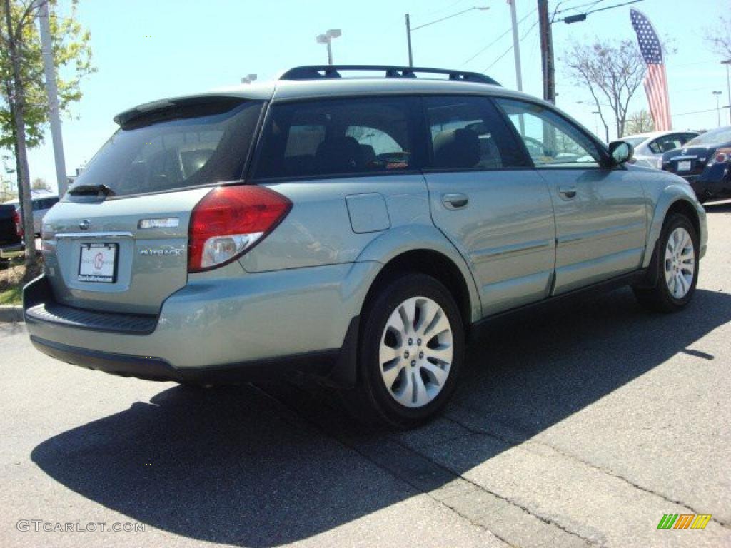 2009 Outback 2.5i Limited Wagon - Seacrest Green Metallic / Warm Ivory photo #4