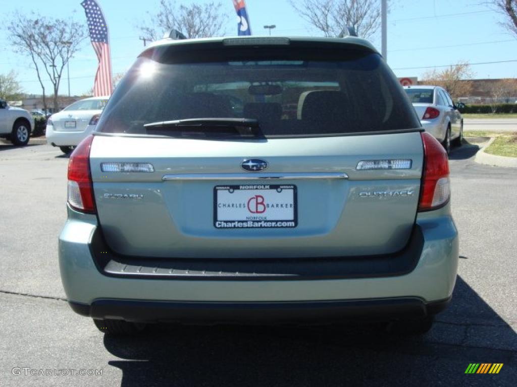 2009 Outback 2.5i Limited Wagon - Seacrest Green Metallic / Warm Ivory photo #5