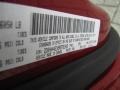 PRH: Inferno Red Crystal Pearl 2009 Dodge Grand Caravan SE Color Code