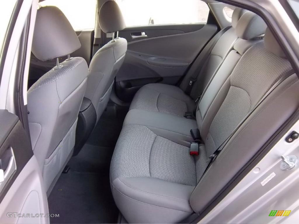 Gray Interior 2011 Hyundai Sonata GLS Photo #47841143