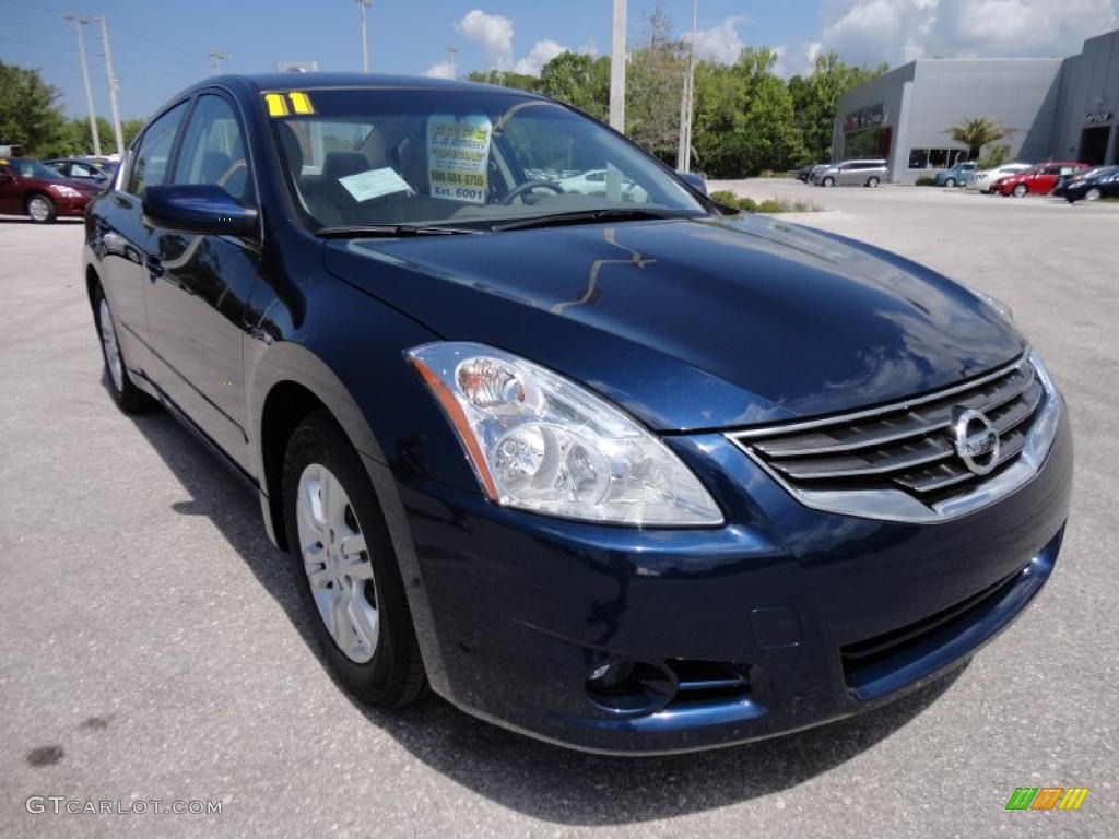 2011 Altima 2.5 S - Navy Blue / Blond photo #11