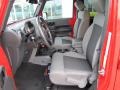 Dark Slate Gray/Medium Slate Gray 2010 Jeep Wrangler Unlimited Sport Interior Color