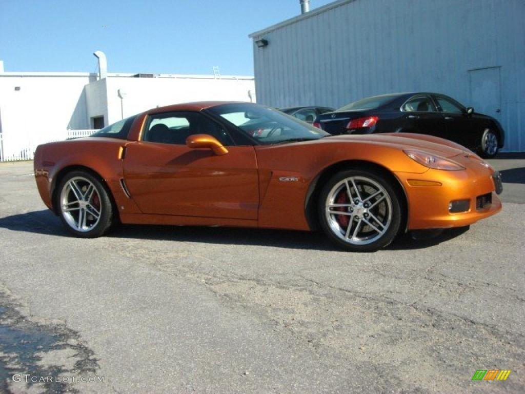 Atomic Orange Metallic 2007 Chevrolet Corvette Z06 Exterior Photo #47842619