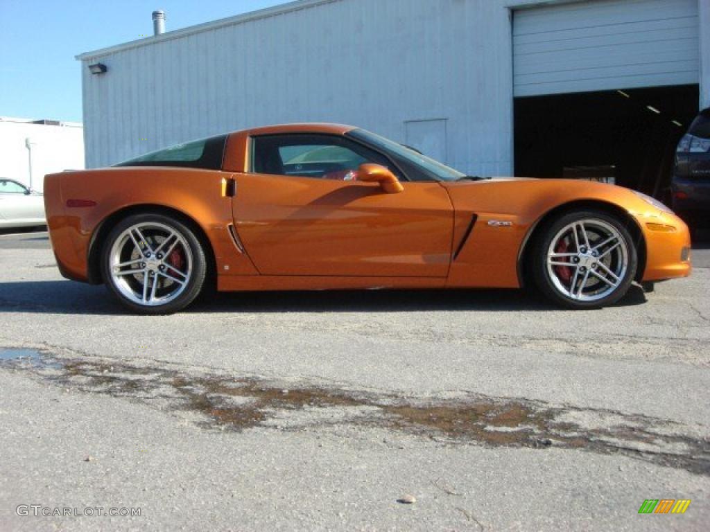 Atomic Orange Metallic 2007 Chevrolet Corvette Z06 Exterior Photo #47842634