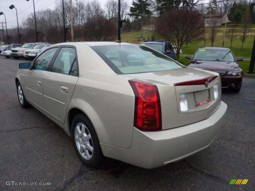 2007 CTS Sport Sedan - Gold Mist / Cashmere photo #2