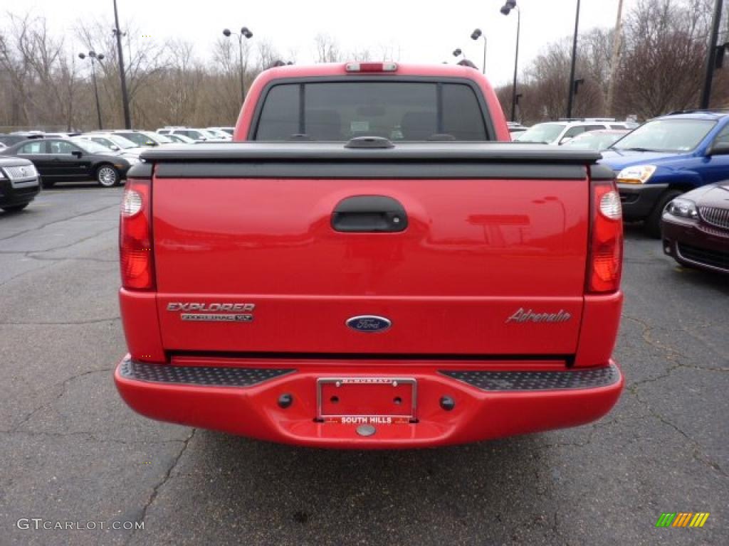 2005 Explorer Sport Trac XLT 4x4 - Bright Red / Medium Dark Flint photo #3