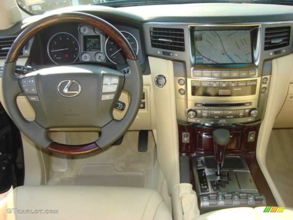 2010 Lexus LX 570 Cashmere Dashboard Photo #47843702