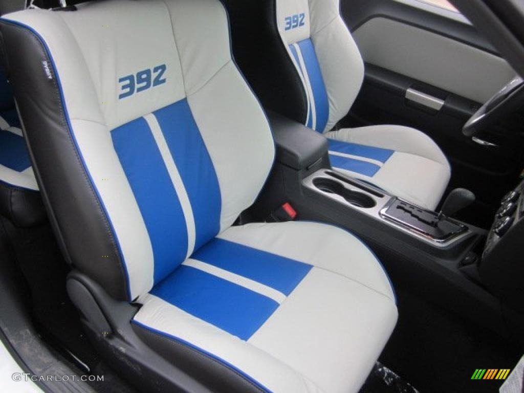 Pearl White/Blue Interior 2011 Dodge Challenger SRT8 392 Inaugural Edition Photo #47843849