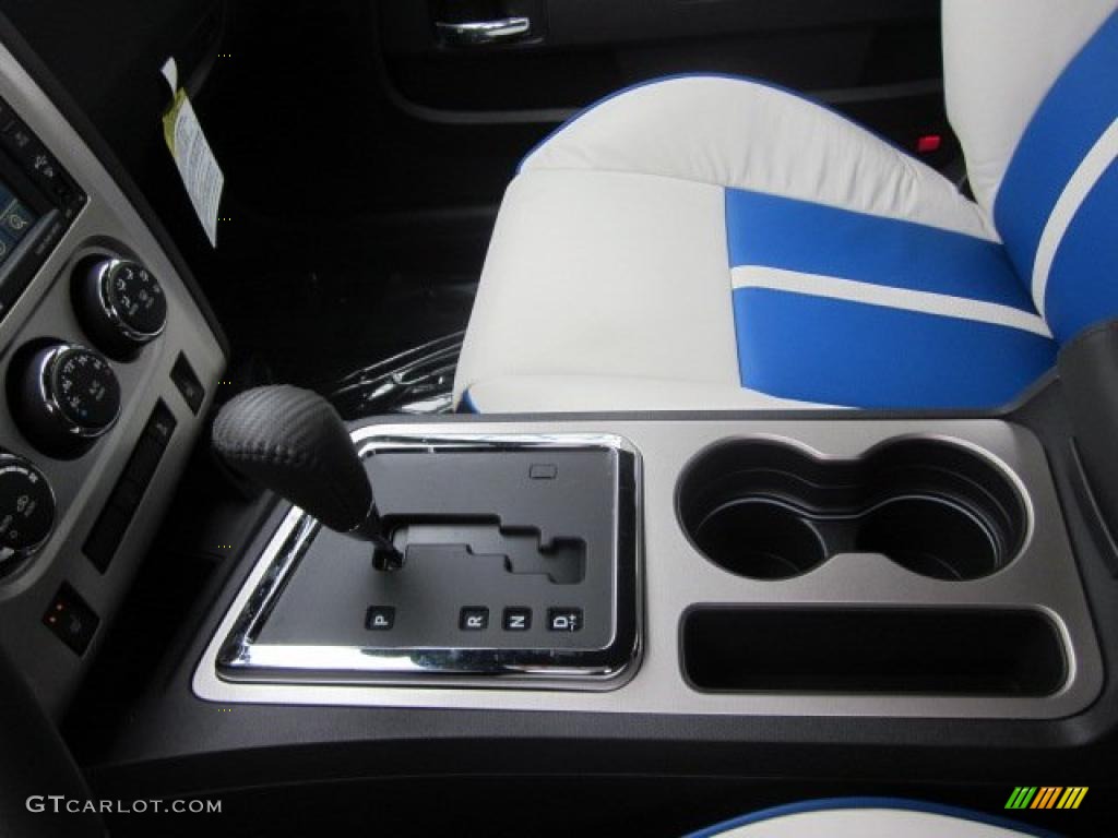 2011 Challenger SRT8 392 Inaugural Edition - Bright White / Pearl White/Blue photo #7