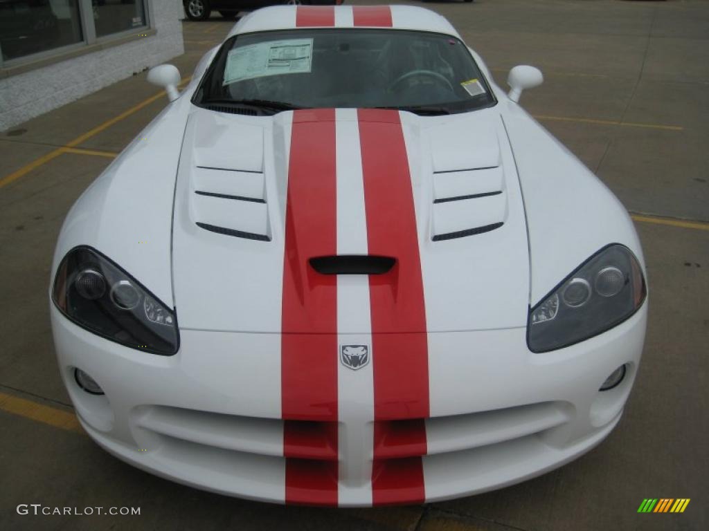 Viper White 2009 Dodge Viper SRT-10 Coupe Exterior Photo #47844146