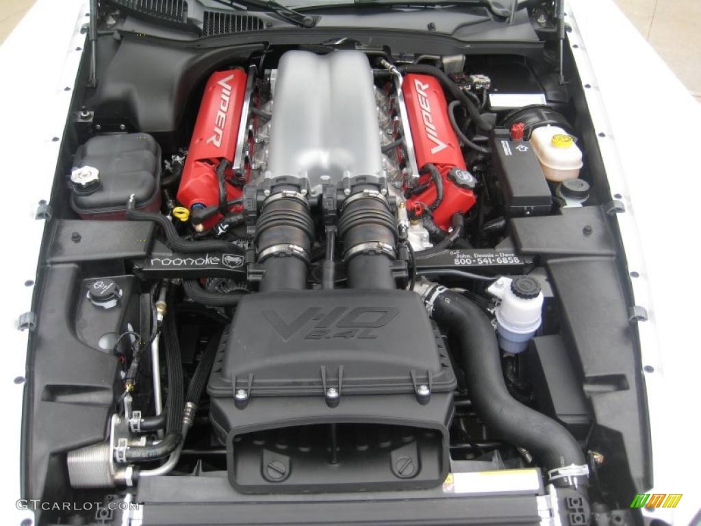 2009 Dodge Viper SRT-10 Coupe 8.4 Liter OHV 20-Valve VVT V10 Engine Photo #47844317