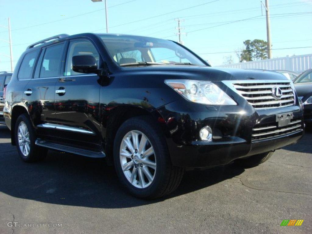 2008 LX 570 - Onyx Black / Cashmere photo #1